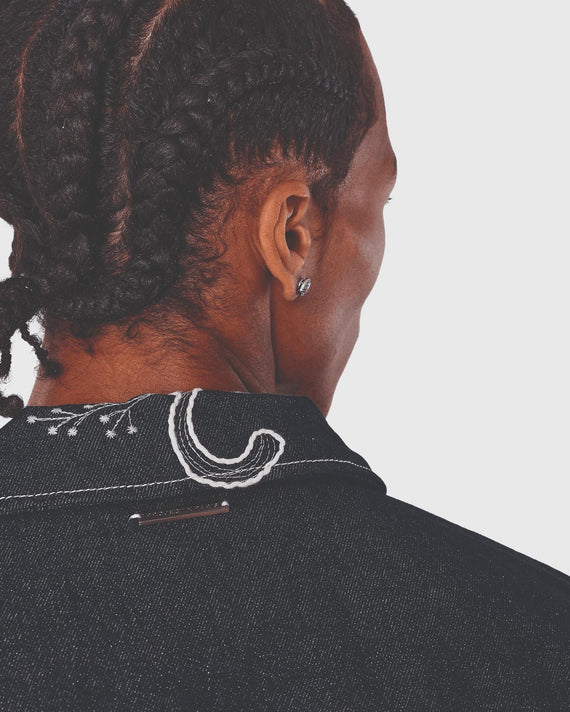 Project X Paris Bandana Jacket Donkerblauw nek