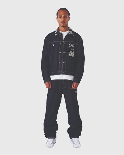 Project X Paris Bandana Jacket Donkerblauw ver