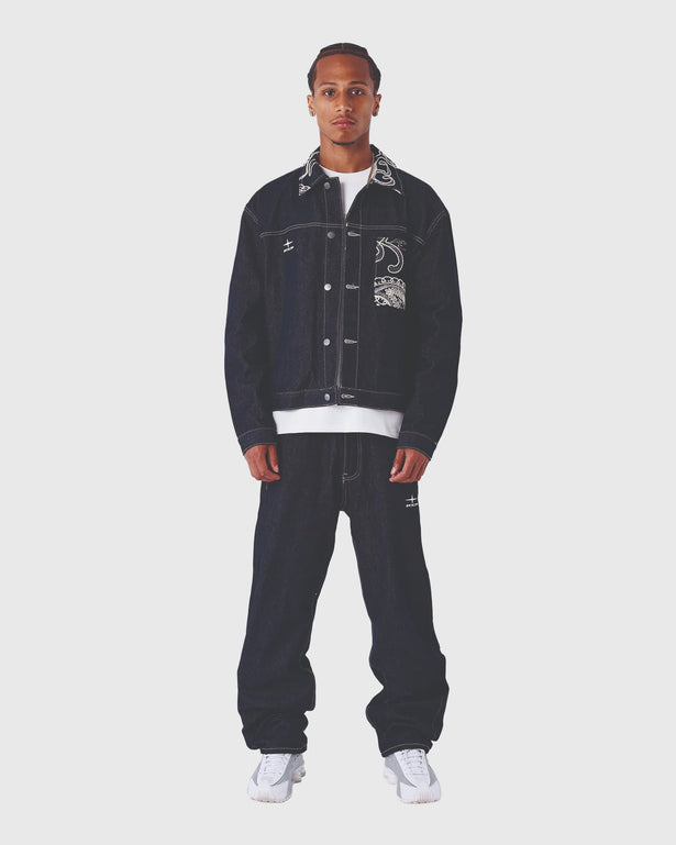 Project X Paris Bandana Jacket Donkerblauw ver