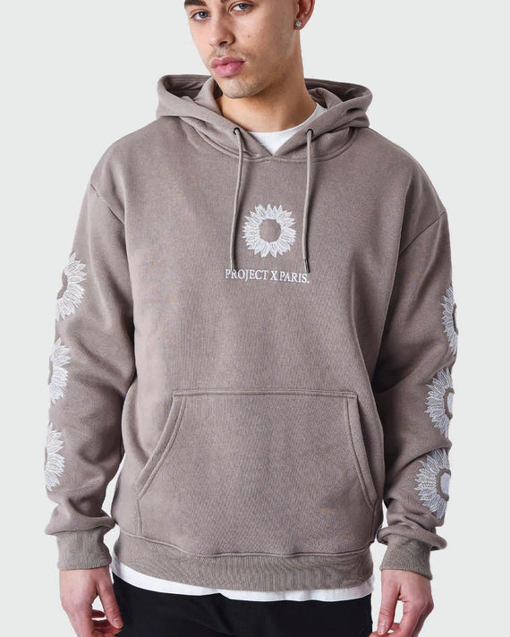 Project X Paris Hoodie Tournesol Taupe voor