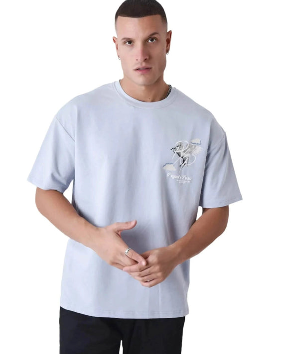Project X Paris pegasus-cloud-tee-shirtBlauwVoorkant