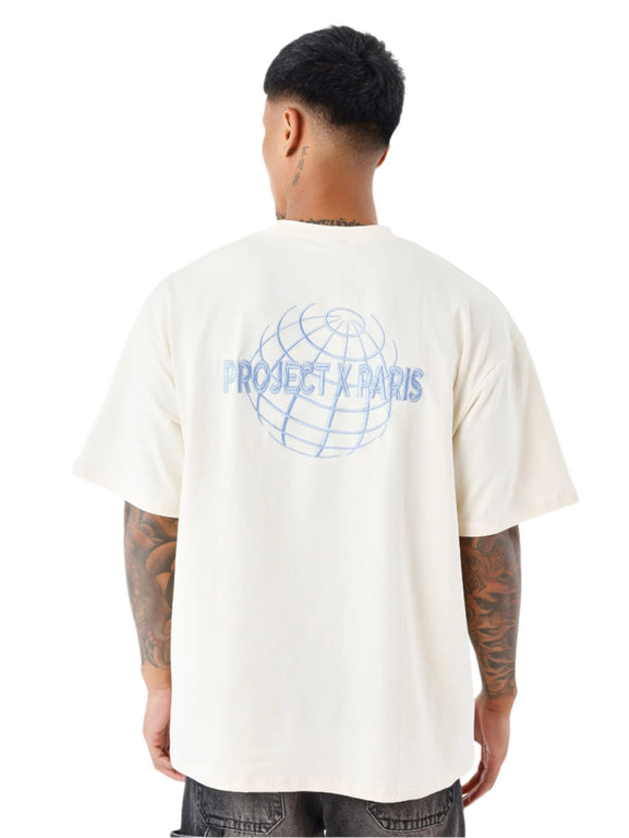 Project X Paris planet-motif-t-shirt achterkant