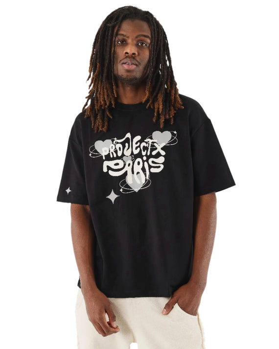 Project x Paris Y2K T-shirt Zwart