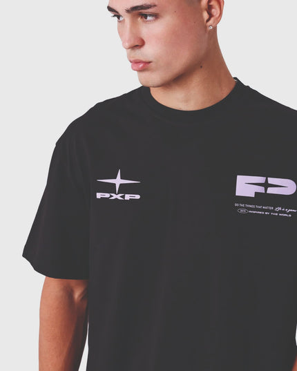 Project X Paris progadis T-shirt Zwart close up vooraanzicht