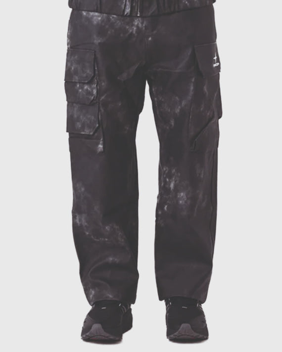 Project X Paris Coal Leather Broek vooraanzicht