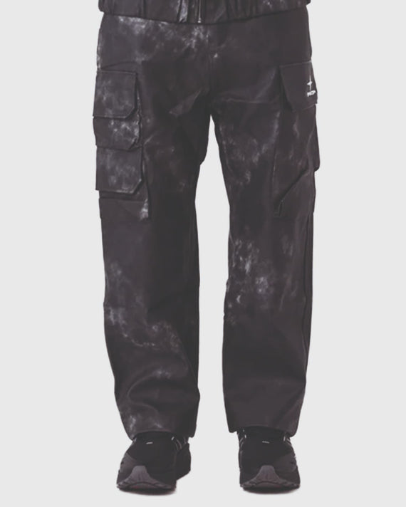 Project X Paris Coal Leather Broek vooraanzicht