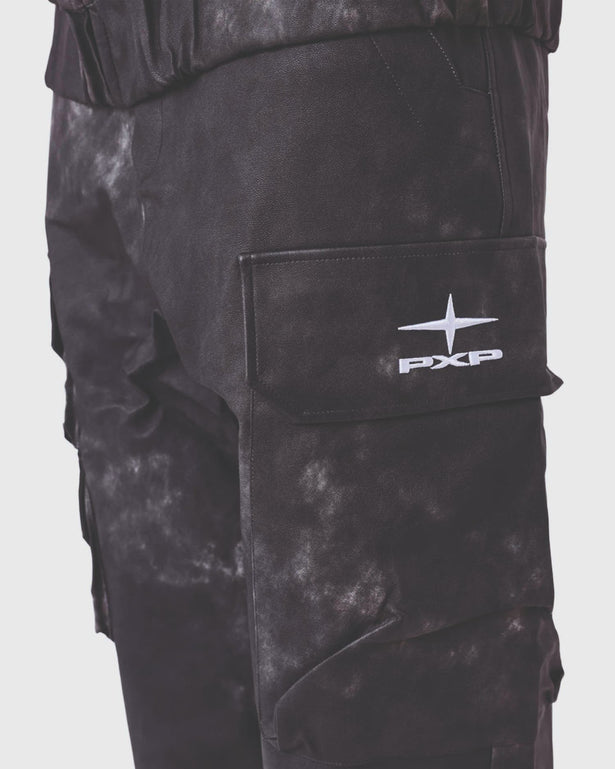Project X Paris Coal Leather Broek cu pxp