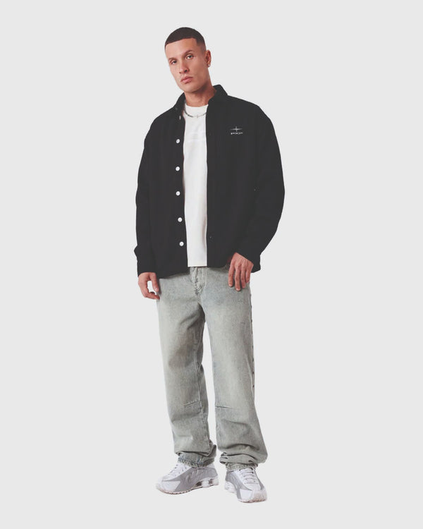 Project X Paris Grey Studs Denim Grijs verre aanzicht