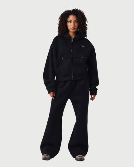 Project X Paris Dames Scuba Vest Zwart verre aanzicht