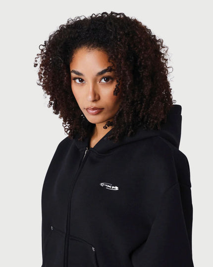 Project X Paris Dames Scuba Vest Zwart zijaanzicht