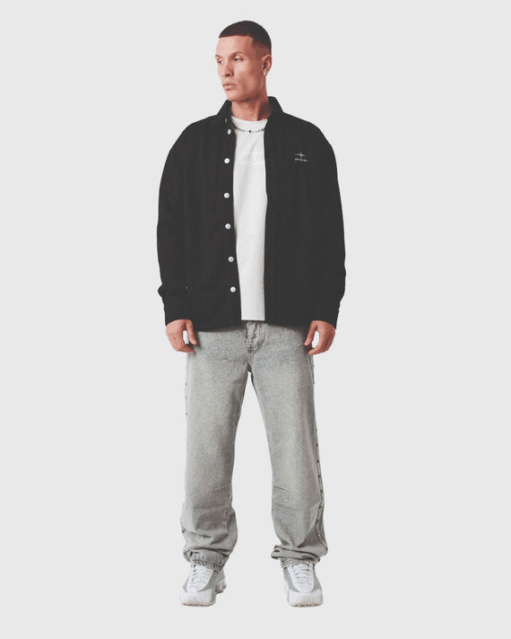 Project X Paris Texture Jacket Zwart verre aanzicht