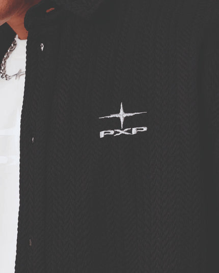 Project X Paris Texture Jacket Zwart cu