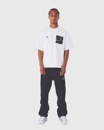 Project X Paris T shirt Bandana Wit verre aanzicht