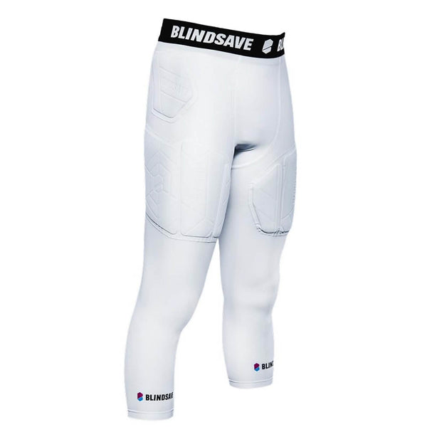 Blindsave-Protective-3/4-Tights-PRO+-White-Left-Side