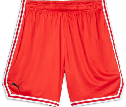 Puma Hoops Basketbal Short Kinderen Rood