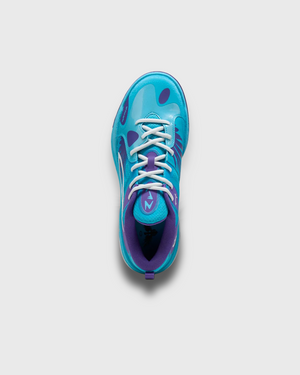 Puma MBWorld.01 JR LaMelo Ball Basketbalschoen Paars bovenaanzicht