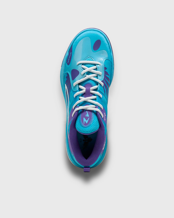 Puma MBWorld.01 LaMelo Ball Basketbalschoen Paars bovenaanzicht 