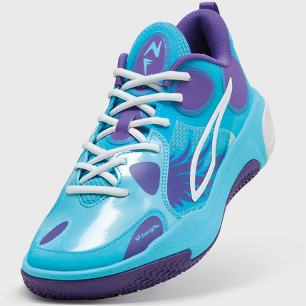 Puma MBWorld.01 LaMelo Ball Basketbalschoen Paars foto overall 