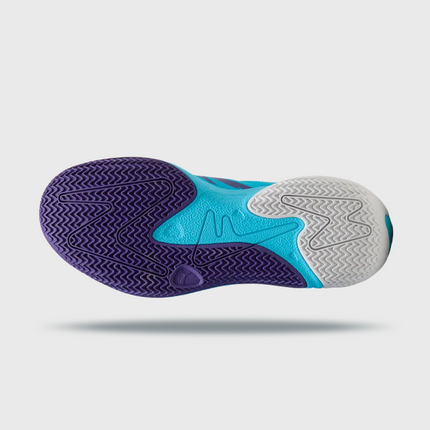 Puma MBWorld.01 LaMelo Ball Basketbalschoen Paars onderaanzicht outsole
