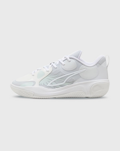 Puma MBWorld.01 LaMelo Ball Basketbalschoen Wit linkerzijaanzicht 