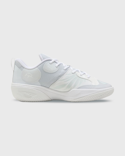 Puma MBWorld.01 LaMelo Ball Basketbalschoen Wit binnenkant aanzicht