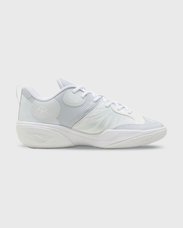 Puma MBWorld.01 LaMelo Ball Basketbalschoen Wit binnenkant aanzicht