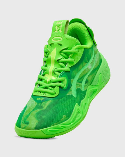 Puma MB.04 Low LaMelo Ball Basketbalschoen JR Groen