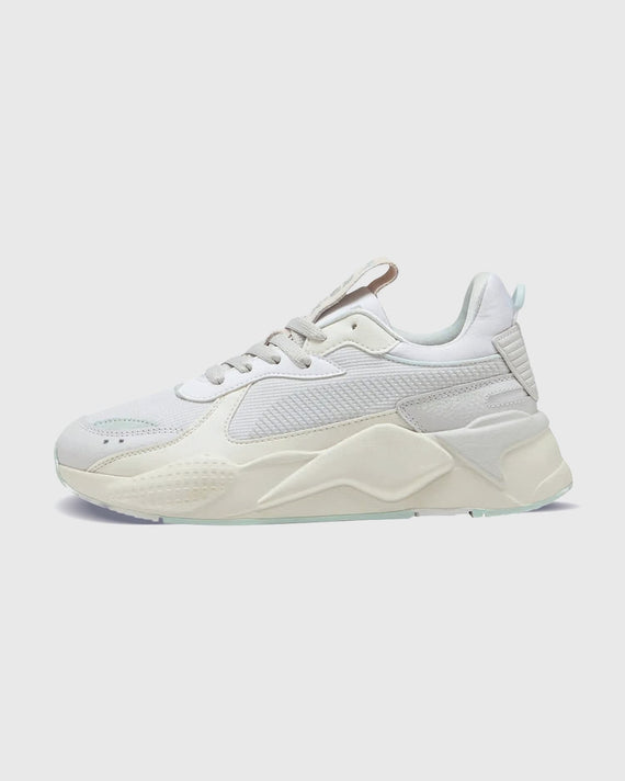 Puma RS-X Soft Dames Sneaker Blauw Linker neusaanzicht
