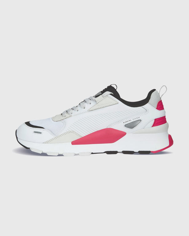 Puma Rs 3.0 Synth Pop White Pink linkerneus aanzicht