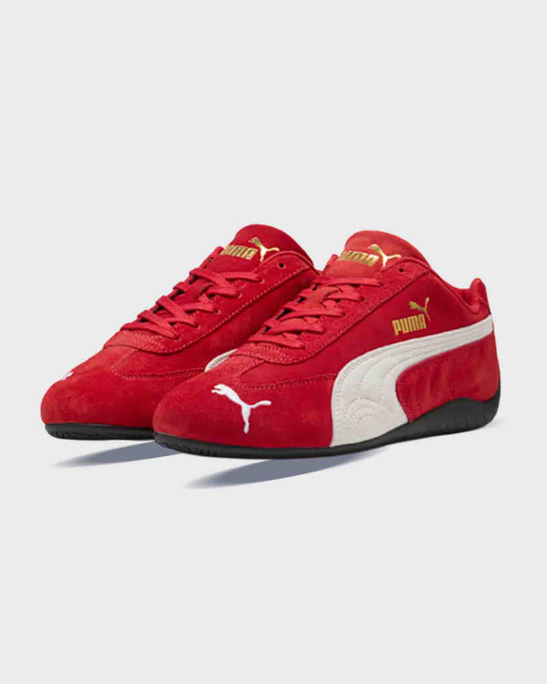 De Puma Speedcat OG Rood zijaanzicht