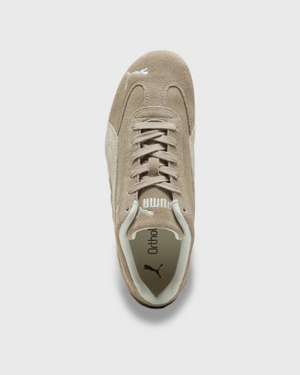 Puma Speedcat OG Sneaker Ice Coffee bovenaanzicht linkerschoen coffee