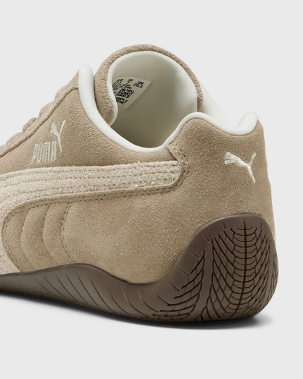 Puma Speedcat OG Sneaker Ice Coffee achterkant hiel close up