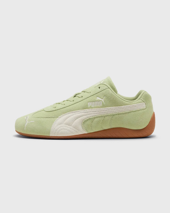 Puma Speedcat OG Sneaker Pistache zijaanzicht linkerschoen