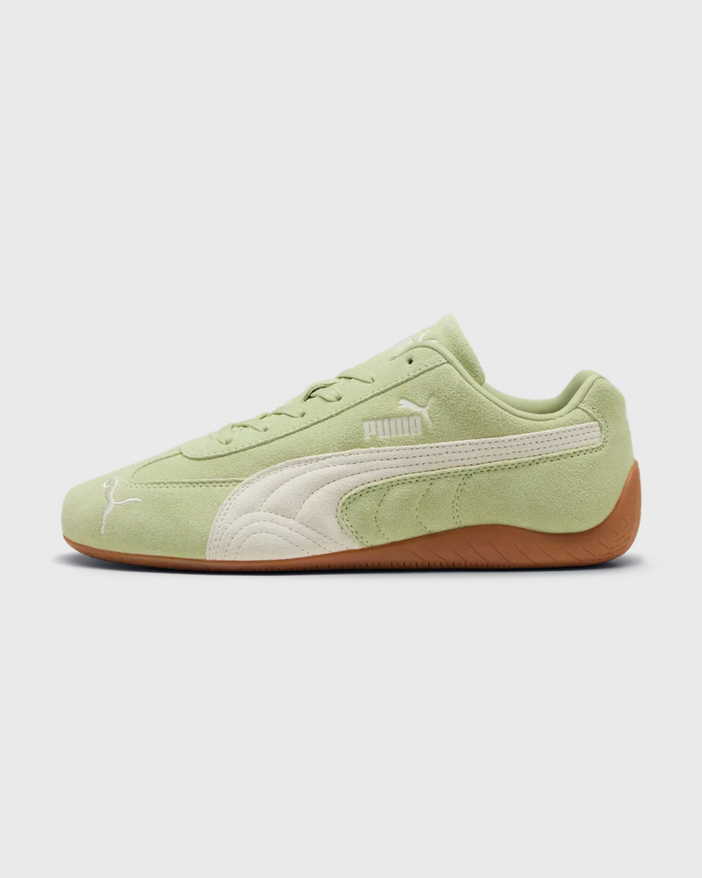 Puma Speedcat OG Sneaker Pistache zijaanzicht linkerschoen