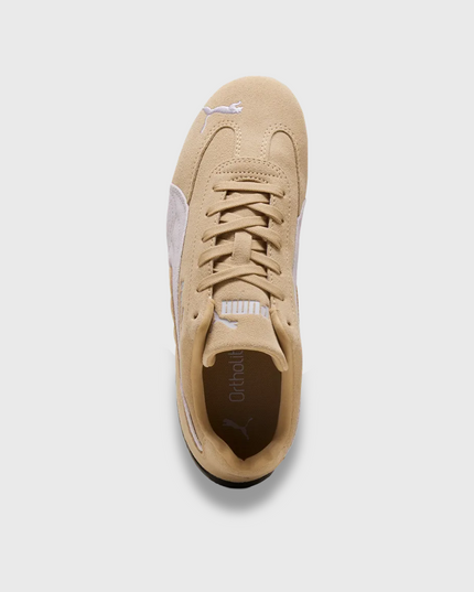 Puma Speedcat OG Sneaker Sand bovenaanzicht linkerschoen binnenkant 
