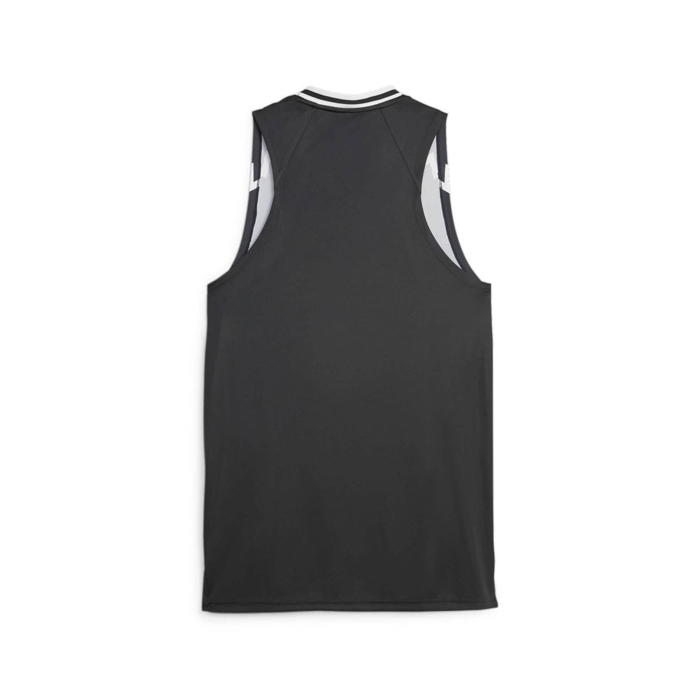 Puma_Hoops_Basketbal_Jersey_dames_Zwart_voor_aanzichtr aanzicht 
