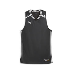 Puma_Hoops_Basketbal_Jersey_dames_Zwart_voor_aanzichtr aanzicht 