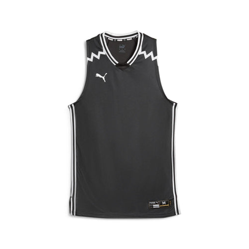 Puma_Hoops_Basketbal_Jersey_dames_Zwart_voor_aanzichtr aanzicht 