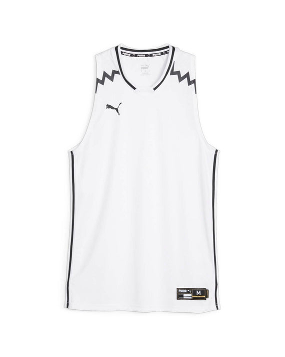 Puma Hoops Basketbaljersey Dames Wit Voor Aanzicht