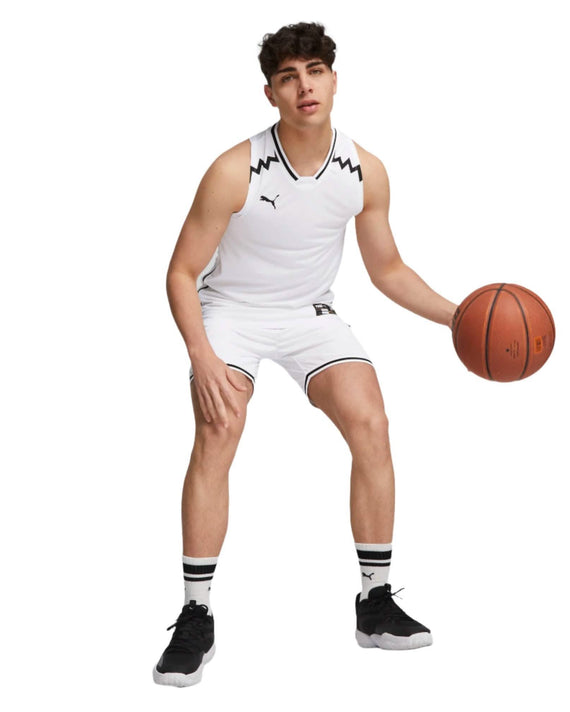 Puma_Hoops_Basketbaljersey_Heren_Wit_voor_Aanzicht model