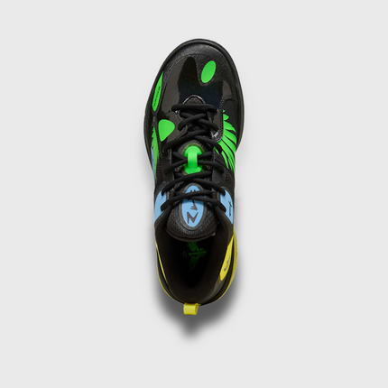Puma MBWorld.01 JR LaMelo Ball Basketbalschoen Zwart bovenaanzicht