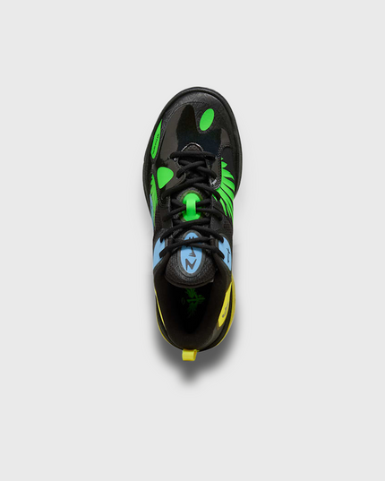 Puma MBWorld.01 JR LaMelo Ball Basketbalschoen Zwart bovenaanzicht
