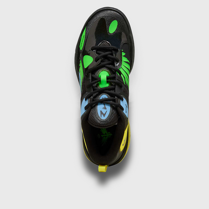 Puma MBWorld.01 LaMelo Ball Basketbalschoen Zwart bovenaanzicht