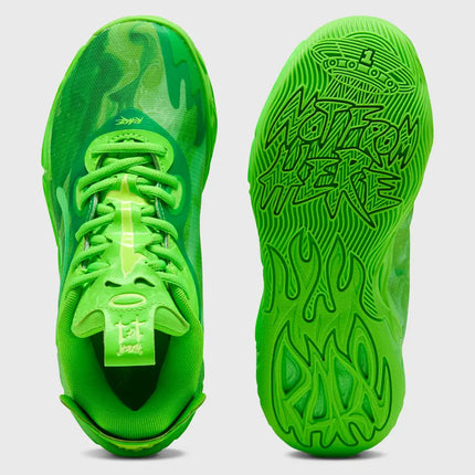 Puma MB.04 Low LaMelo Ball Basketball Shoe JR Green