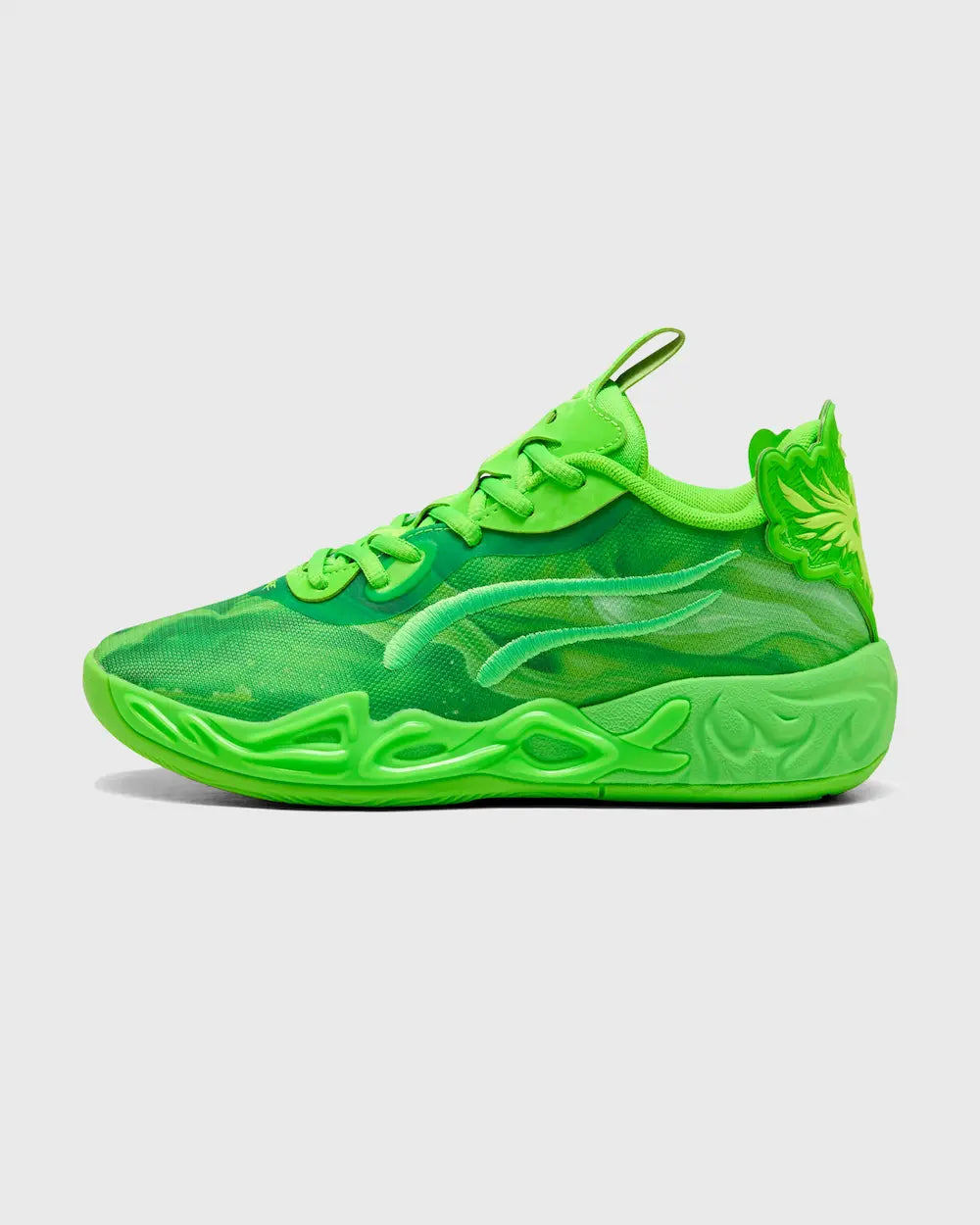 Puma MB.04 Low LaMelo Ball Basketbalschoen JR Groen
