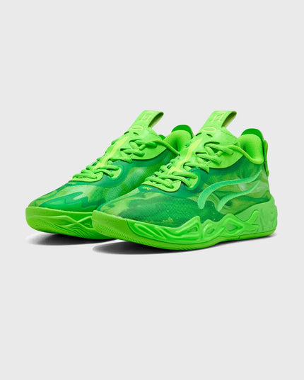Puma MB.04 Low LaMelo Ball Basketbalschoen JR Groen