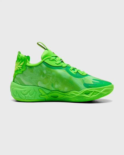 Puma MB.04 Low LaMelo Ball Basketbalschoen JR Groen