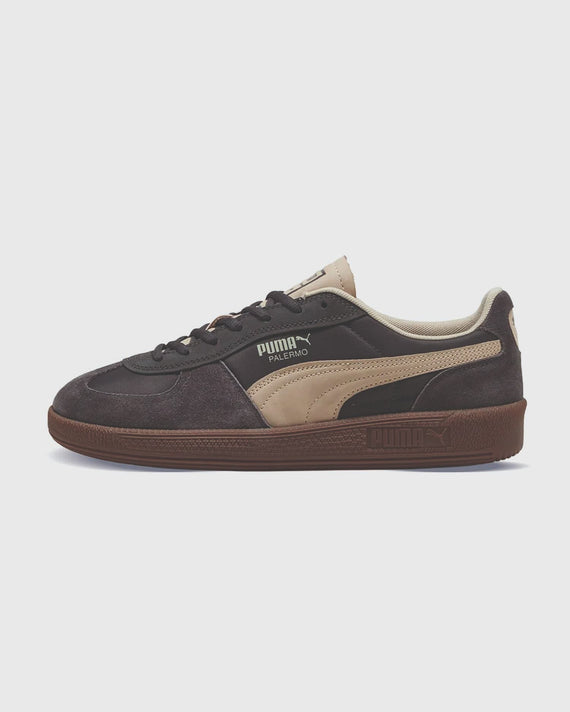 Puma Palermo Suede Unisex Sneaker Grijs links