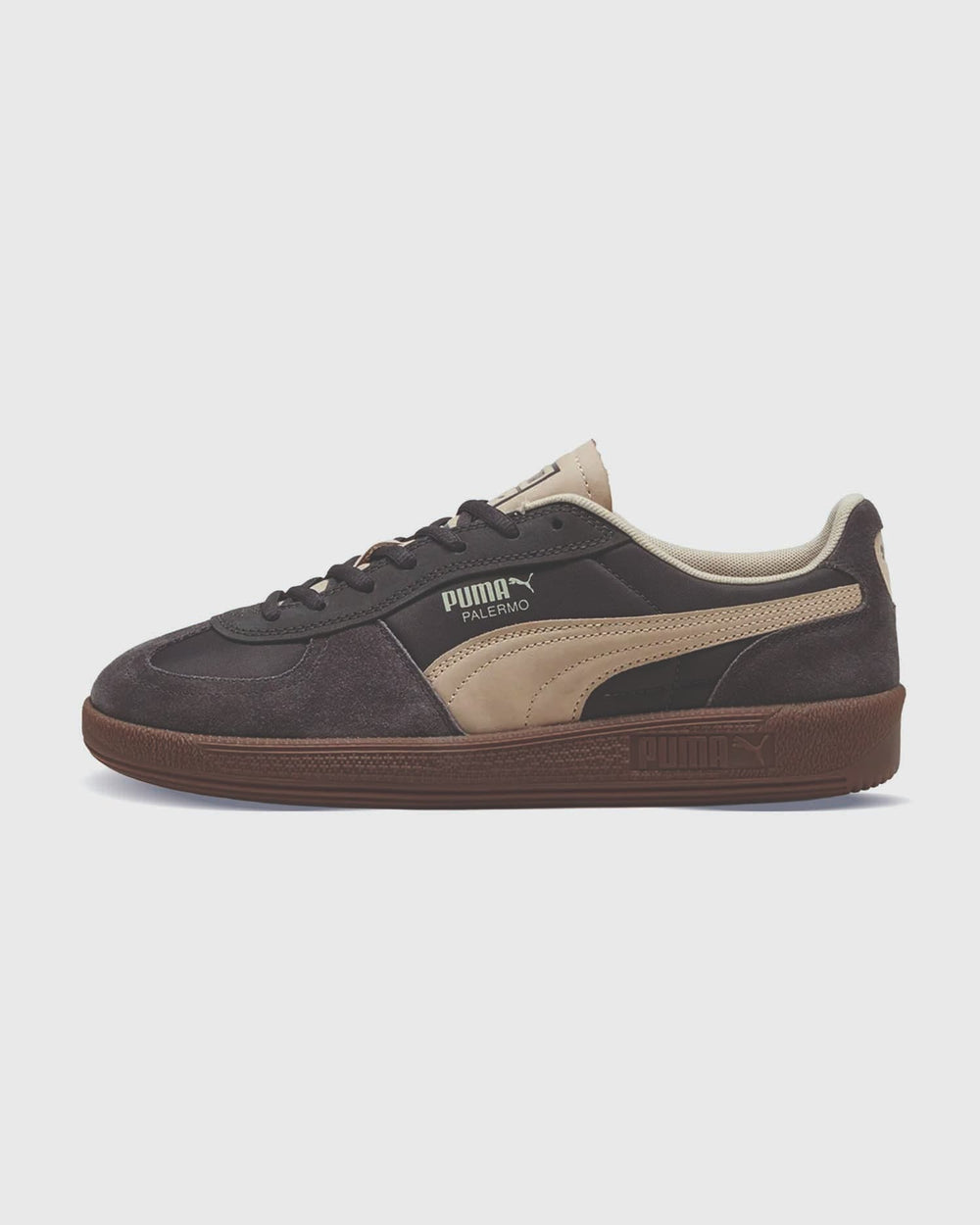 Puma Palermo Suede Unisex Sneaker Grijs links