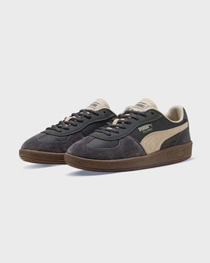 Puma Palermo Suede Unisex Sneaker Grijs zijaanzicht